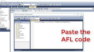 Amibroker AFL How to add it [upl. by Siduhey]