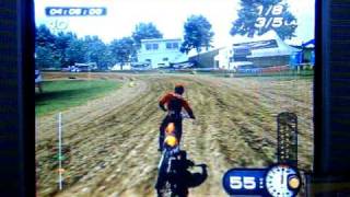 PS2 MX Superfly Featuring Ricky Carmichael 125cc Motocross Race [upl. by Noruq468]