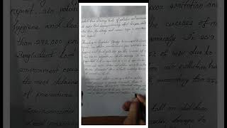 How to write good hand writing ll Beautiful cursive writing ll [upl. by Aundrea310]