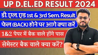 UP DELED RESULT 2024  1ST AND 3RD SEMESTER RESULT OUT  BACK FORMSCRUTINY [upl. by Eimat]