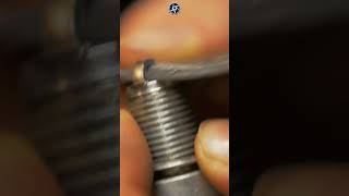 Quick Spark Plug Cleaning Hack  Sandpaper Method CloseUp EngineCare SparkPlugHack [upl. by Ttergram]