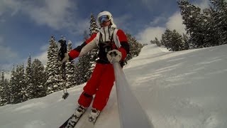 Grand Targee  Teton Pass  Skiing Wyoming [upl. by Pete466]