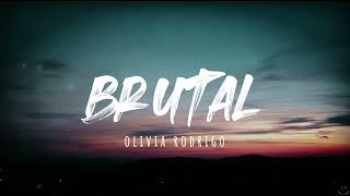 Olivia Rodrigo  brutal Lyrics [upl. by Seldun]