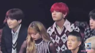 BTS And BLACKPINK MOMENT At MMA2018 [upl. by Lewendal]