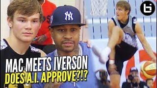 Mac McClung PROVES Himself at Iverson Roundball Classic in FRONT OF A LEGEND [upl. by Neural]