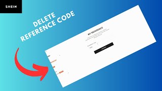 How to delete reference code on Shein [upl. by Leahcimnaj]