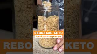 REBOZADO KETO ✨ Ideal para empanizar pollo pescado e incluso vegetales 🥑 ketones [upl. by Howlond368]