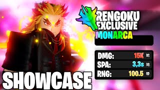 🔥 RENGOKU PURGATORY con MONARCH 🔥 SHOWCASE 👑 ANIME VANGUARDS 👑 roblox [upl. by Ilaw]