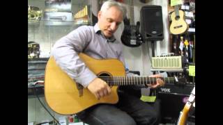 Guitar Review  Lag Tramontane T100DCE [upl. by Ahsieyn]