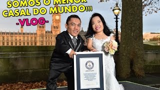 VLOG LONDRES SOMOS O MENOR CASAL DO MUNDO [upl. by Suzy]