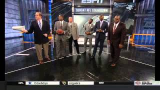 SNICKERS Satisfies The ESPN Sunday NFL Countdown Crew [upl. by Harelda]