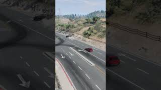 Realistic Highway Truck And Car Crashes 2 car beamngdrive crash [upl. by Ahsinahs11]