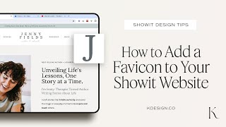 How to Add a Favicon to Your Showit Website [upl. by Rolyak]