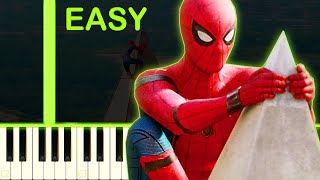 WASHINGTON MONUMENT SCENE  SpiderMan Homecoming OST  EASY Piano Tutorial [upl. by Ennyleuqcaj]