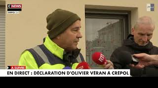 🟥 Visite dOlivier Véran à Crépol  un habitant crie quothonte au ministrequot [upl. by Ytsenoh]