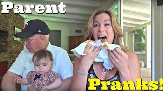 TOP 7 PRANKS ON PARENTS  Pranksters in Love [upl. by Nalyr]