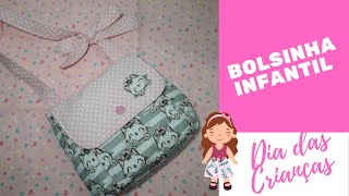 Bolsinha infantil com alça regulável de amarrar [upl. by Chloras139]