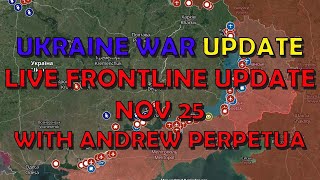 Live Ukraine War Map Update with Andrew Perpetua [upl. by Amelina]