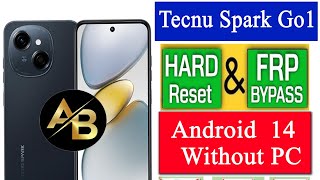 Tecno Spark Go1 kl4 frp bypass without pc in 2024 [upl. by Nivrac]