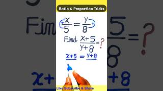 Ratio amp Proportion Tricks  short shorts math mathematics mathteacher mathtrick mathematic [upl. by Nirok228]