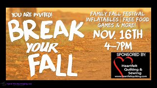 Garden Grove Church Break Your Fall Event 111624 [upl. by Mallory]