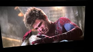 The Amazing SpiderMan 2 2014 rerelease Gwen’s death theater reaction [upl. by Debbee]