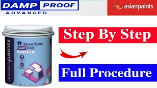 SmartCare Damp Proof Advanced  Full Waterproofing Procedure Asianpaints Smartcare dampproof [upl. by Amador]