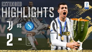 Juventus 20 Napoli  CR7 amp Morata Goals Secure 9th Supercup Win  EXTENDED Highlights [upl. by Enotna]