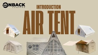 Our Air tent type  How to set up the air tent  On Back Campers [upl. by Nrublim]