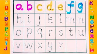 abcdefghijklmnopqrstuvwxyzalphabets for kidsabcdabcdWriting alphabet abcd for learning [upl. by Dyob]