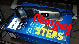 How to Charge Philips Shaver Simple Steps  Philips Shaver S312255  Philips Shaver Charging Time [upl. by Elleinnod]