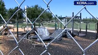 Firefighters Elk Grove playground fire is arson [upl. by Paz433]