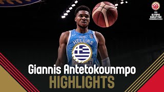 Giannis Antetokounmpo 🇬🇷 Top Plays  FIBA Olympic Qualifying Tournament 2024 [upl. by Levina]