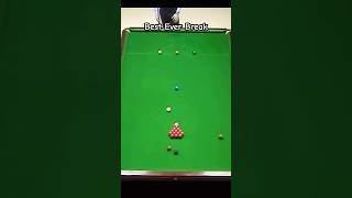 One of The Best Ever Breaks in Snooker snooker break skill [upl. by Eerahs]