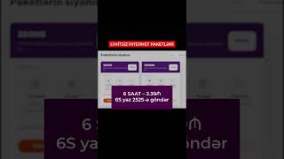 AZERCELL LIMITSIZ INTERNET PAKETLERI azercell shorts [upl. by Dlawso]