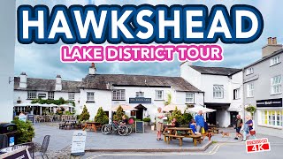 HAWKSHEAD Ambleside  Full tour of this beautiful Lake District village in Cumbria UK [upl. by Genia]