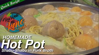 Home Made Shabu Shabu Hotpot [upl. by Rezal]