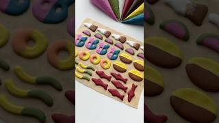 Candy salad cookie🍬 recipes and supplies linked in my bio cookiedecorating oddlsatisfying asmr [upl. by Lebiram]