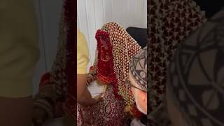 Nikah ceremony ✨❤️🧿indianvloggeraafreen nikah bridal shadi dulahan youtubeshorts shortsfeed [upl. by Maddi]