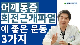 어깨통증과 회전근개파열에 좋은 운동 3가지  회전근개스트레칭어깨통증스트레칭라운드숄더회전근개운동 [upl. by Wolfson]