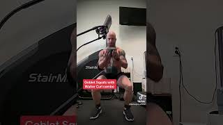 Goblet Squats with Waiter Curl Combo gobletsquat fitness dumbbell motivation [upl. by Eniruam333]