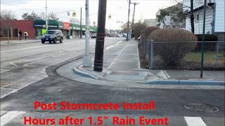 Stormcrete® eliminates puddles at NYC Pedestrian Ramp Bus [upl. by Robina771]