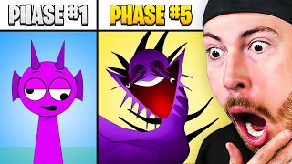 PHASE 1 VS PHASE 5 CRAZIEST INCREDIBOX SPRUNKI TRANSFORMATIONS Normal vs Horror [upl. by Viradis]