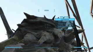 Fallout 4 mirelurk queen melee stealth kill on survival [upl. by Joselow369]