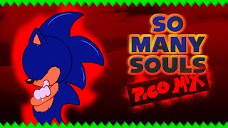 SO MANY SOULS PICO MIX  Friday Night Funkin Vs SonicEXE [upl. by Ayanad159]