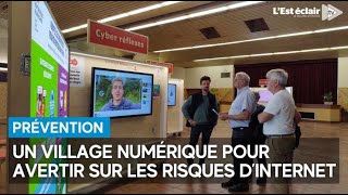 Un village numérique installé à BrienneleChâteau pour se prémunir des risques d’internet [upl. by Eduj]