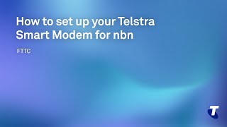 How to selfinstall your nbn™ Connection Box and Telstra Smart Modem  FTTC [upl. by Oliva]