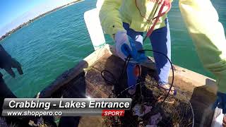 Crabbing  Lakes Entrance Victoria [upl. by Kcirdehs199]