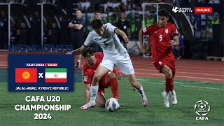 HIGHLIGHTS  Kyrgyzstan  IR Iran  CAFA U20 CHAMPIONSHIP 2024 [upl. by Tibbitts]