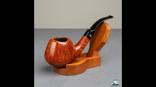 Handmade Stanwell Smooth Bent Apple Saddle Stem Straight Grain 41 [upl. by Aihpos936]